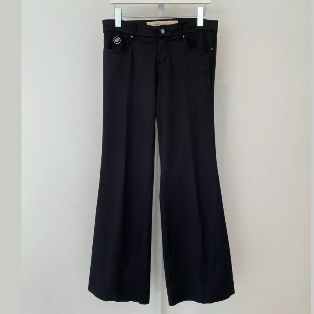BLUMARINE BLACK FLARE JEAN PANTS SIZE IT 42 / US 8